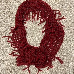 Burgundy scarf